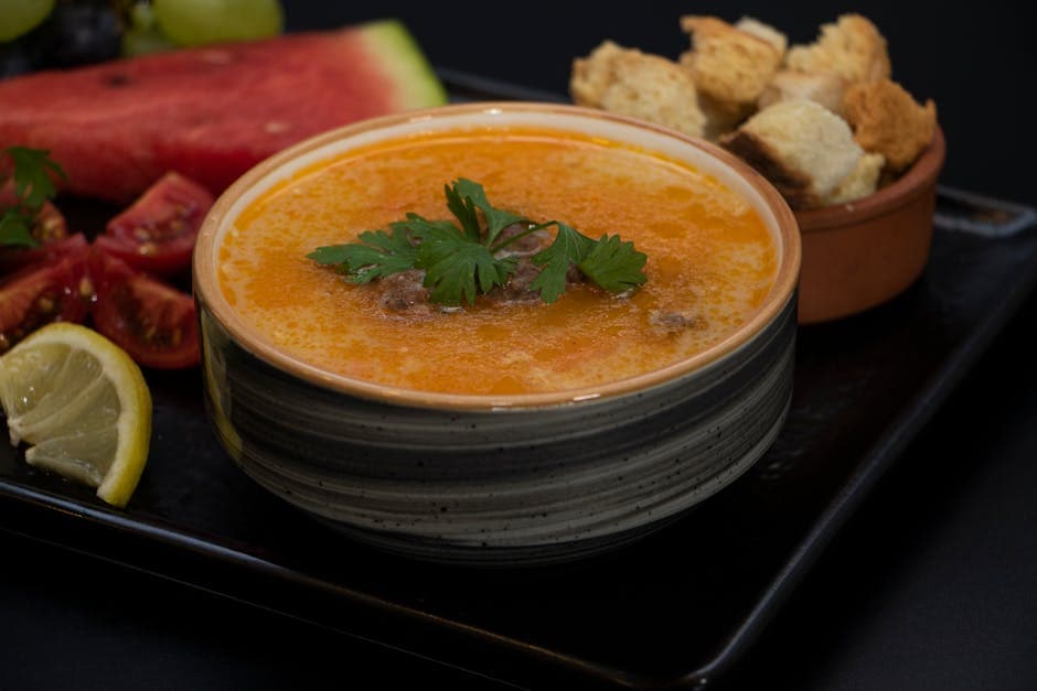 Forfriskende vannmelonssuppe med mynte