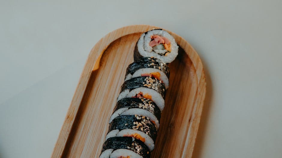Kimbap (koreansk sushirull)