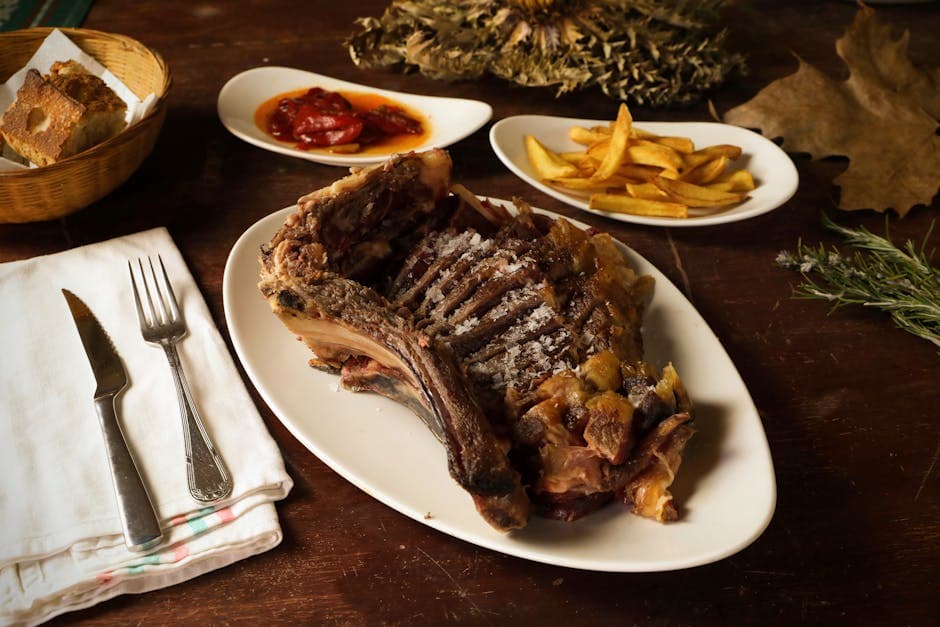 Siciliansk T-bone-biff med sprø skorpe