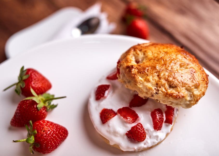 Jordbær Shortcake-iskrempinner