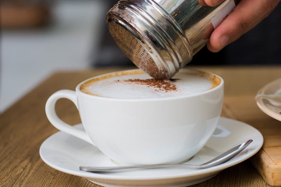 Hjemmelaget smakstilsatt cappuccinomiks