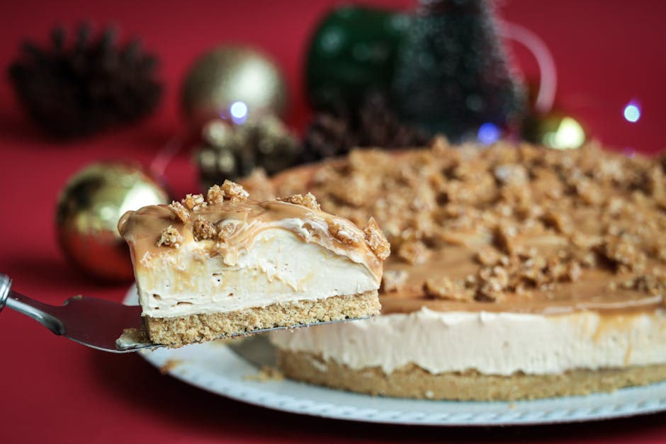 Juleostekake med eggelikør og krydder