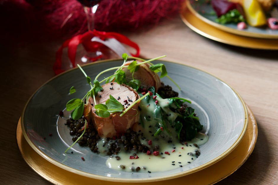 Glassert og fylt svinefilet med tranebær og jalapeño