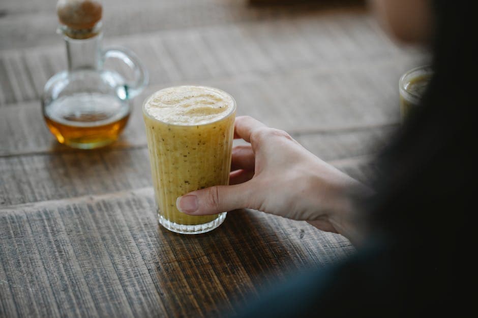 Sunn gresskar-smoothie