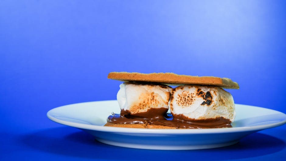 S'mores-popsikler med sjokolade og kjeks