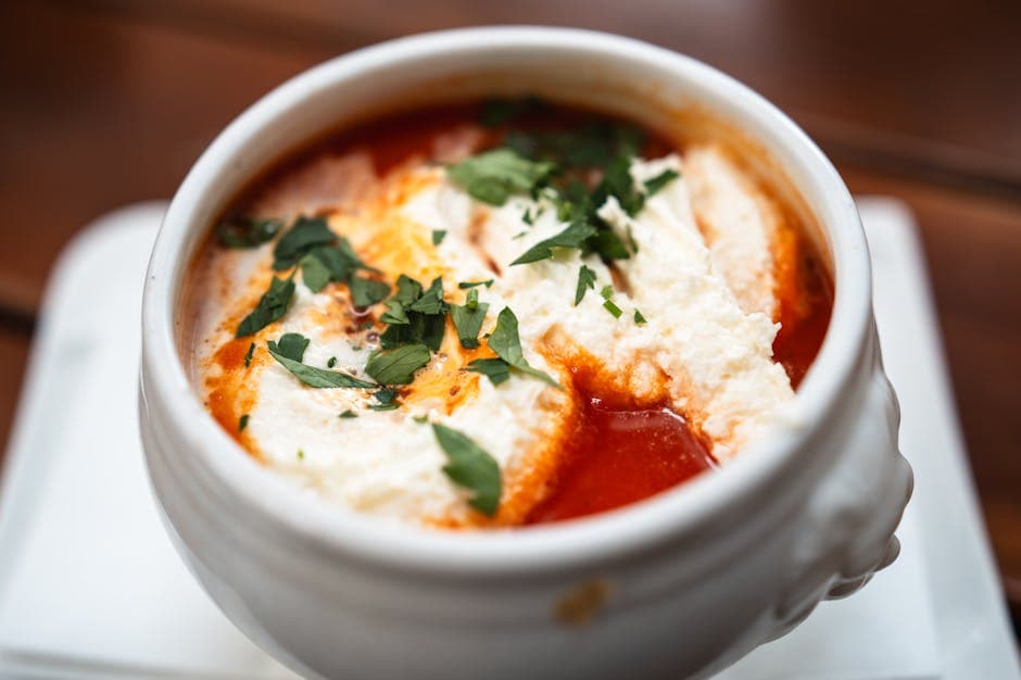 Kremet lasagnesuppe med pølse og ost