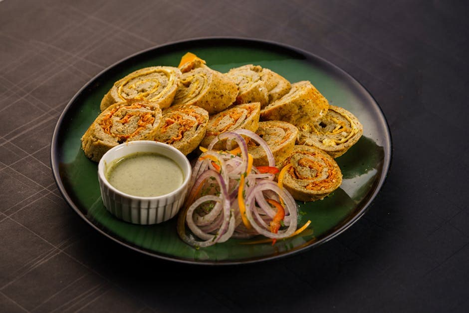 Julerull med salami og spinat