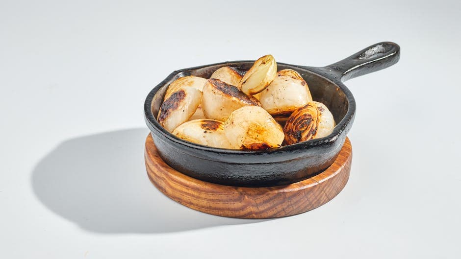 Grillede cipollini-løk