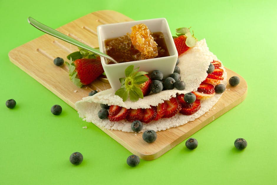 Kokos-tapioka i papayaskål