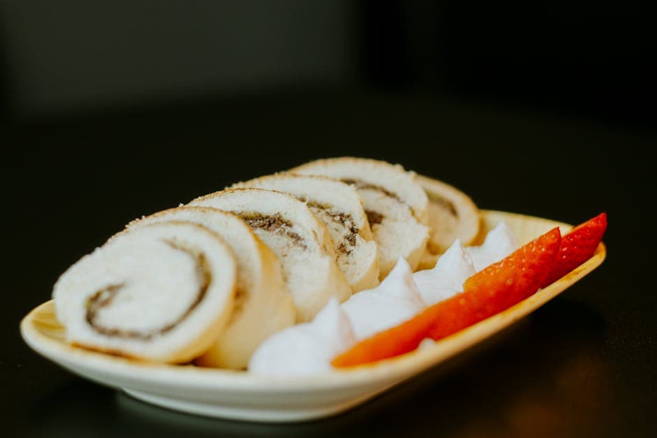 Ingefær- og kremkakerull