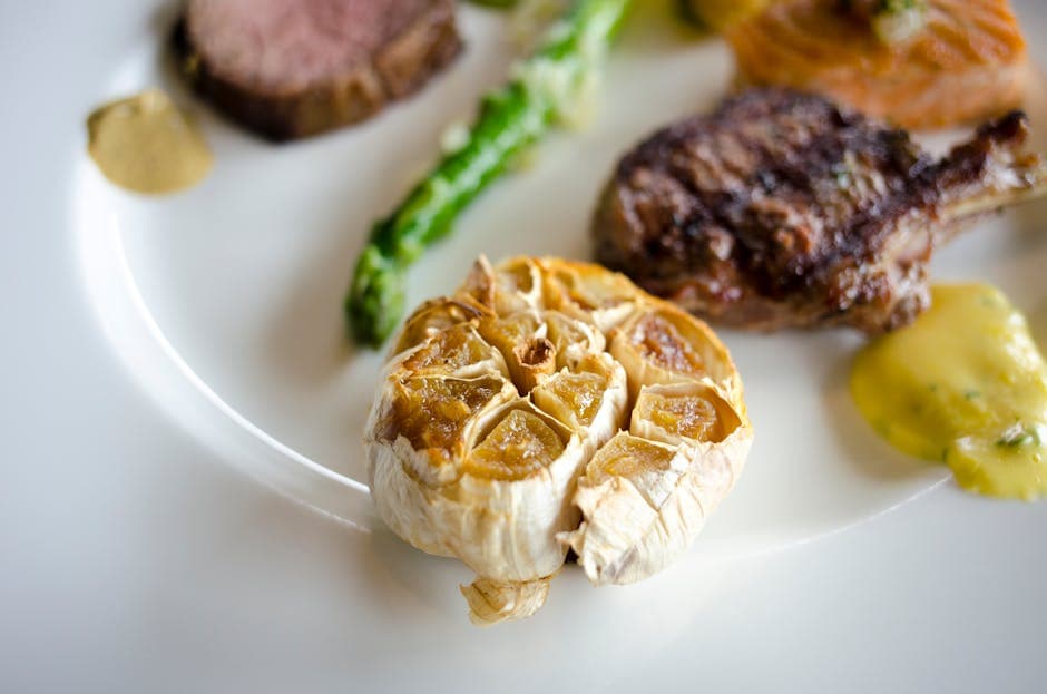 Grillet hvitløkskanin med marinade