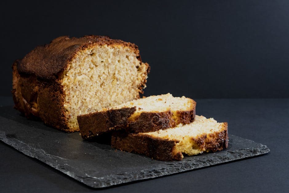 Saftig bananbrød med mandel og amaretto