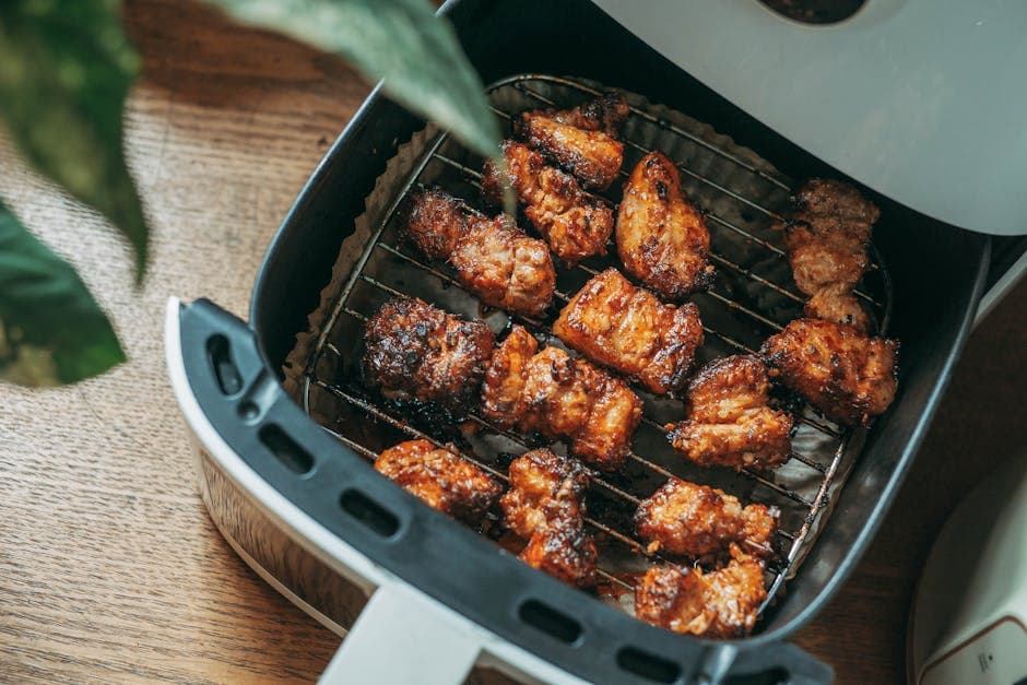 Sprø Buffalo kylling i airfryer