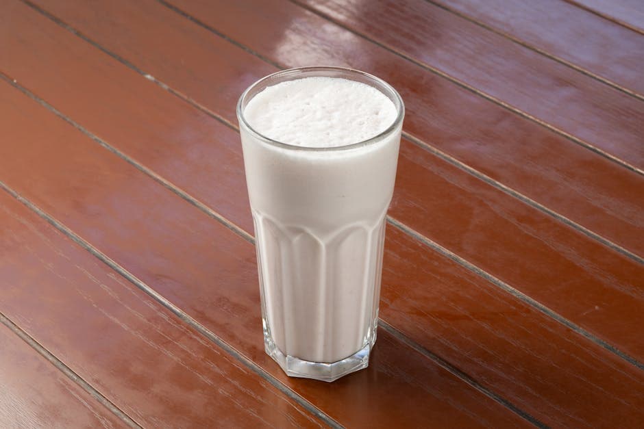 Kremet bananmilkshake