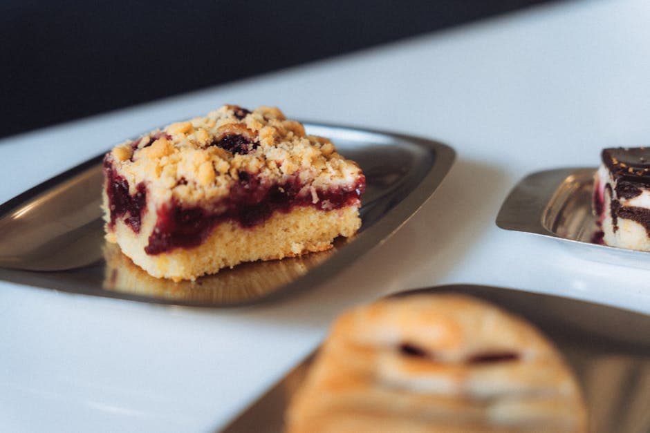 Morbærkake med smuldretopping