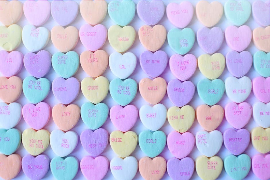 Rosa isbiter med kanelhjerter