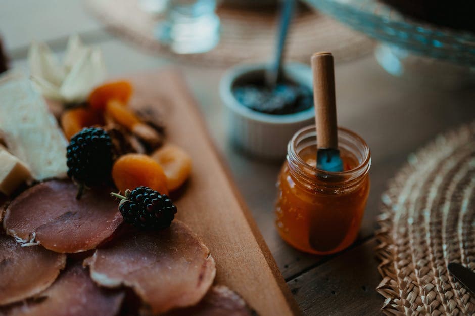 Røkt skinketartar med tørket frukt