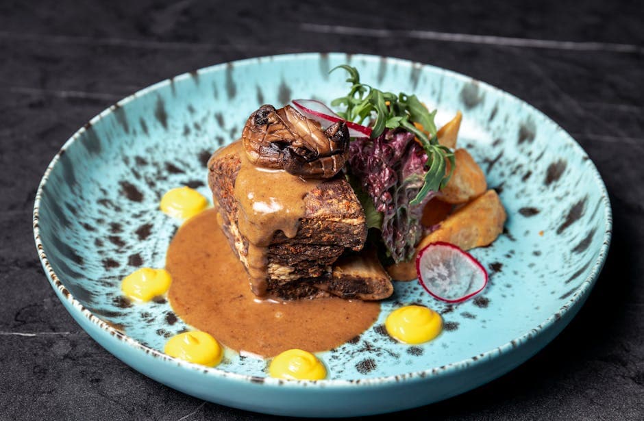 Mør påskestek av okse med kremet saus