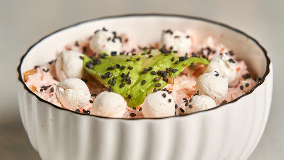 Kremet oksekjøtt- og osteball