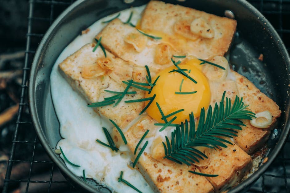Veganske fylte "egg" med tofu