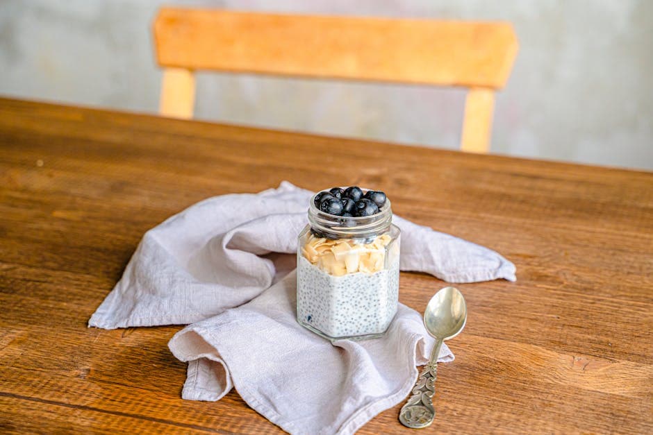 Paleo blåbærbrødpudding med kokos