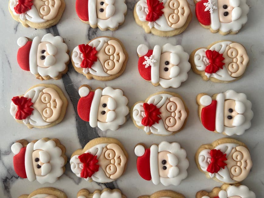 Juleluekjeks med marshmallowglasur