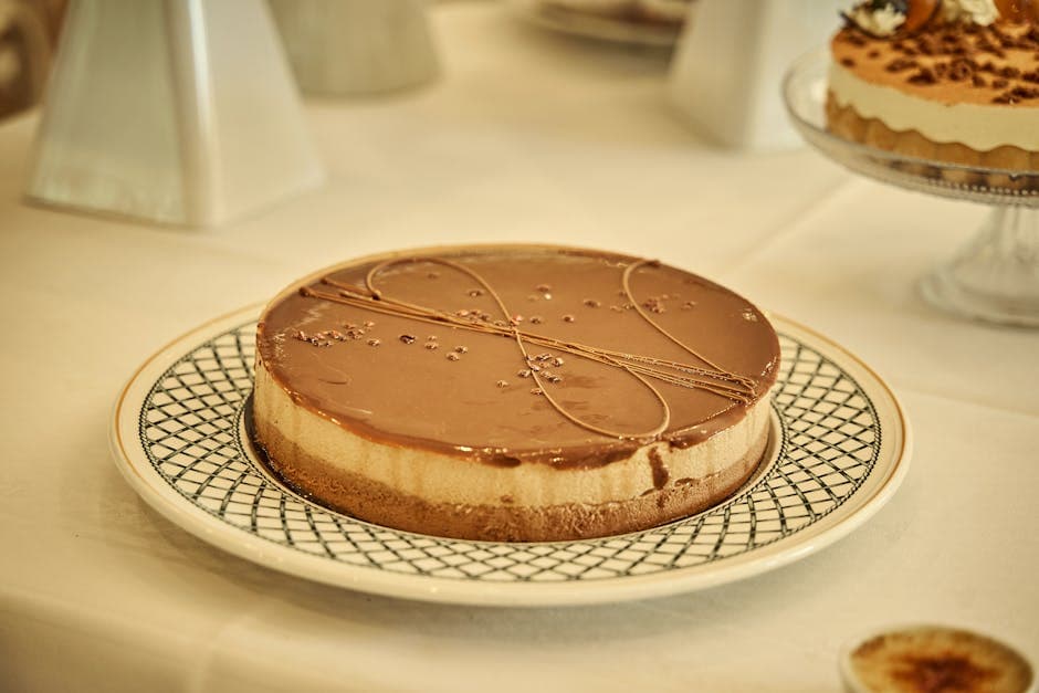 Sjokolade- og Baileys®-ostekake i to lag