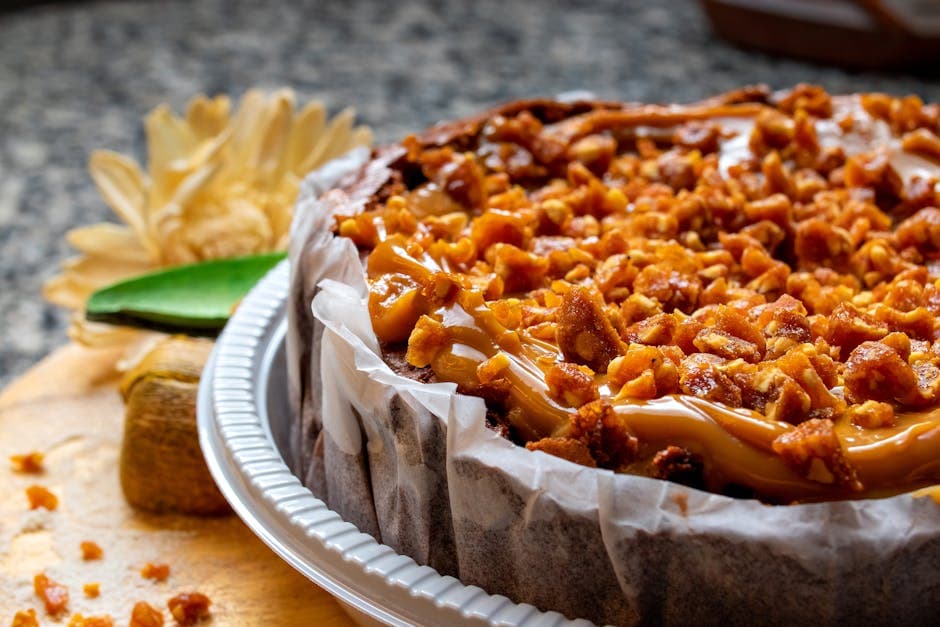 Glutenfri gresskarcrunchkake med pekannøtter