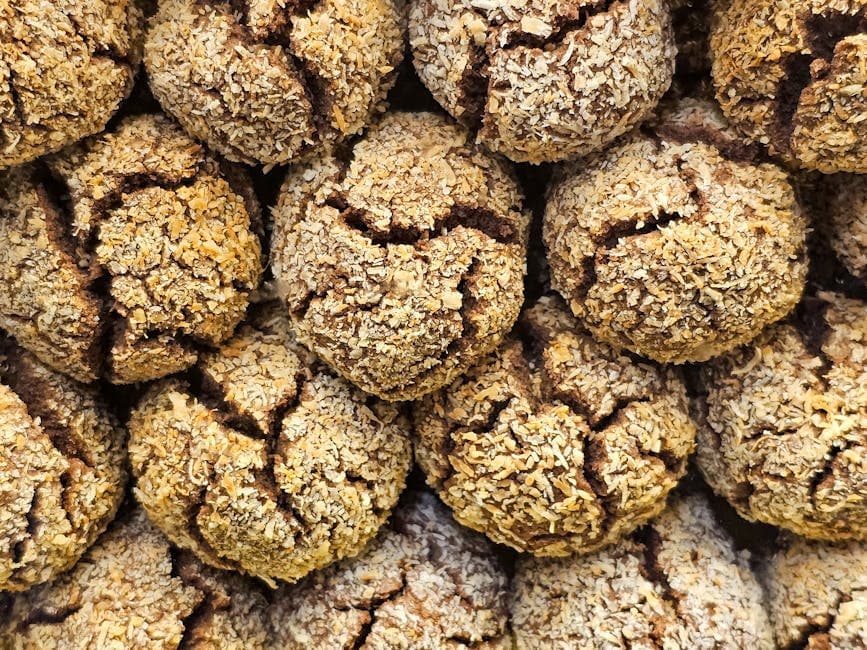 Kokoskjeks med kirsebær (fra kakeblanding)