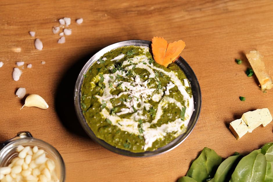 Palak Paneer (Indisk spinat med ost)