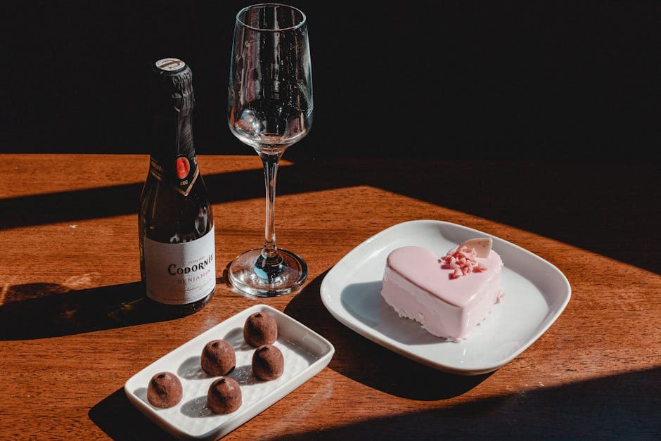 Rosa champagnekake med hvit sjokolade