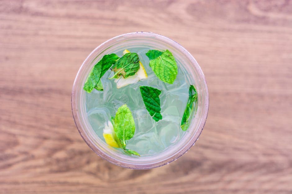 Limoncello-sorbet med sitron (med eller uten mynte)