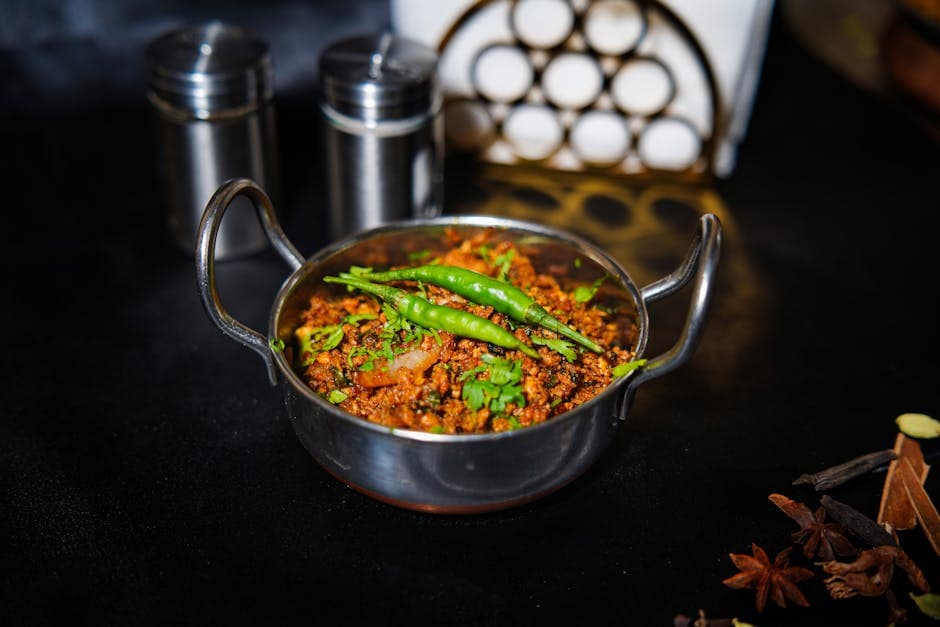 Krydret geitekjøtt- og curryrisotto