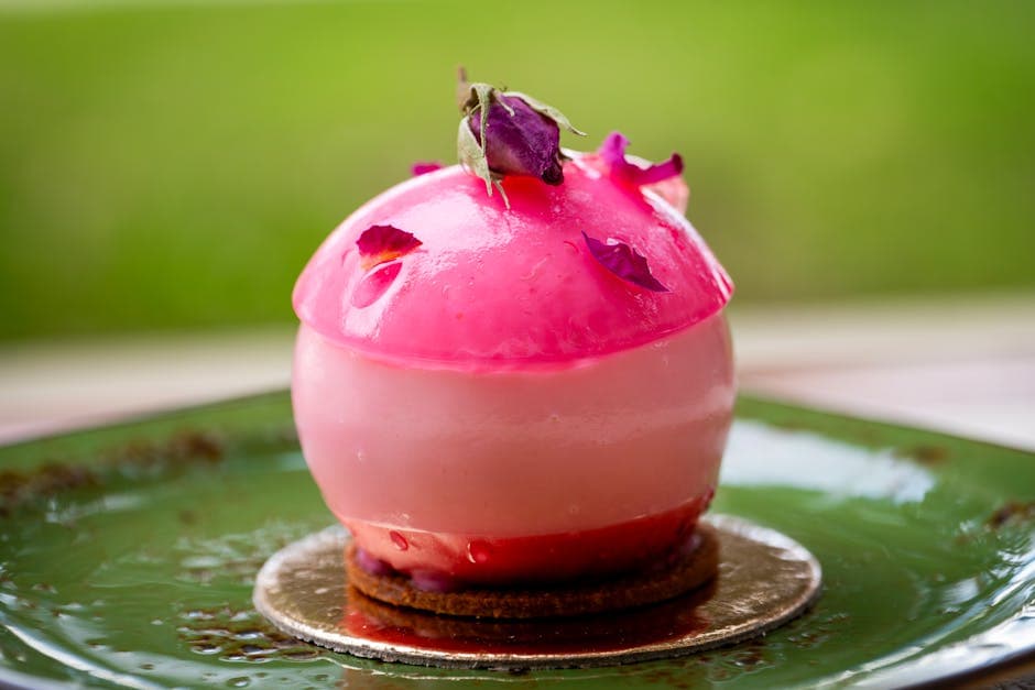 Krystalliserte rosenblader