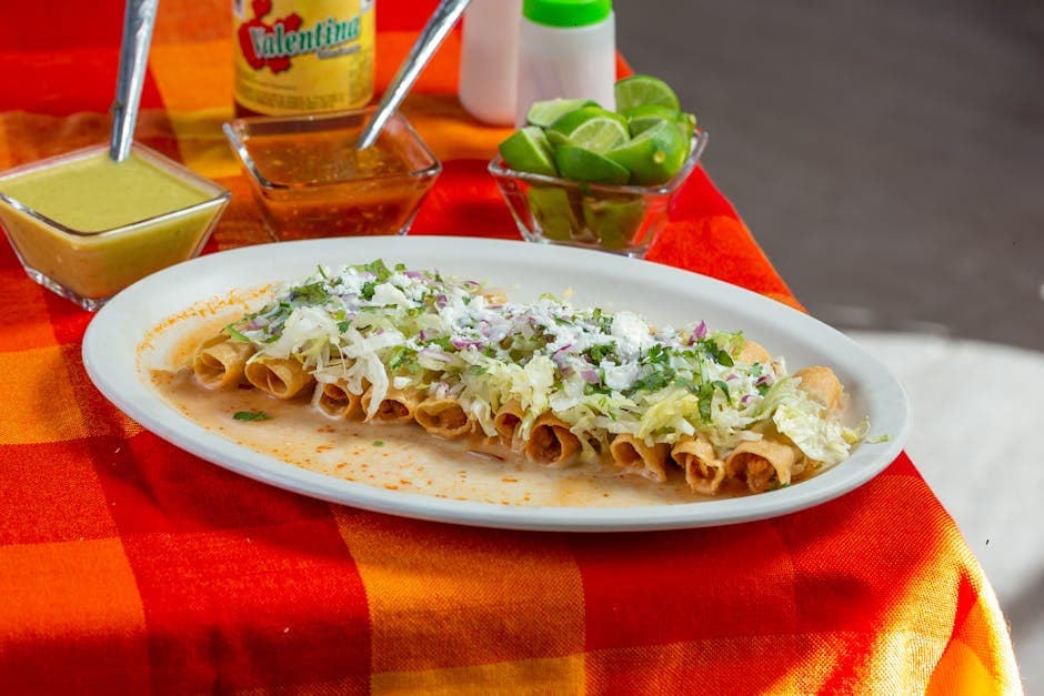 Salsa Roja Kylling med Cotija og Koriander