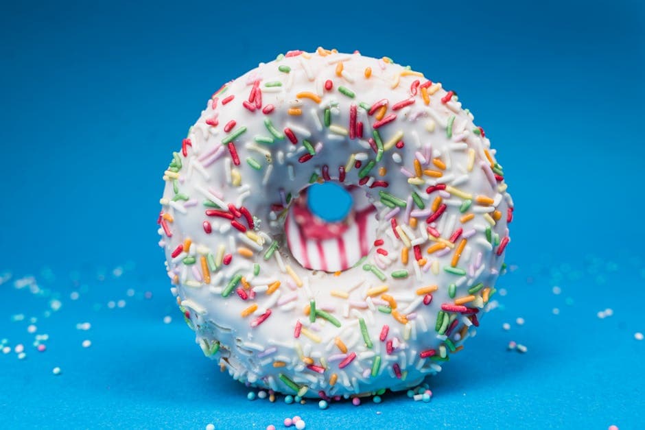 Fargerike Funfetti® Donut-biter