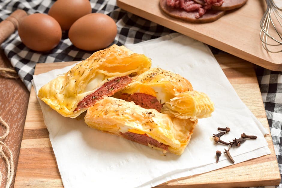 Kjøttdeig Wellington med croissantdeig