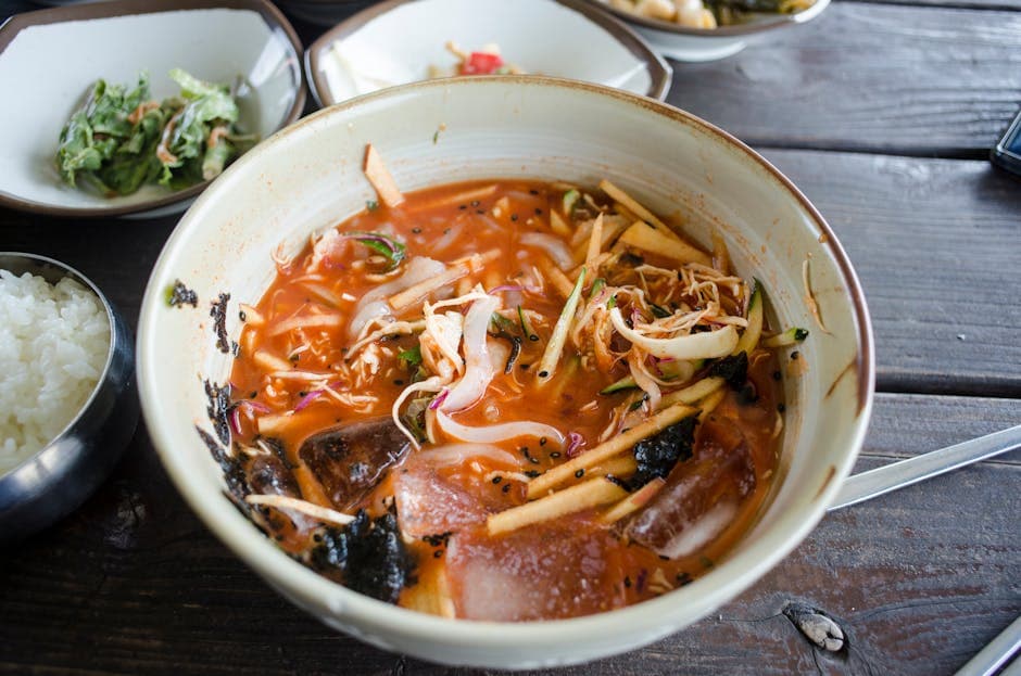 Koreansk Tteokguk (Risbollesuppe)