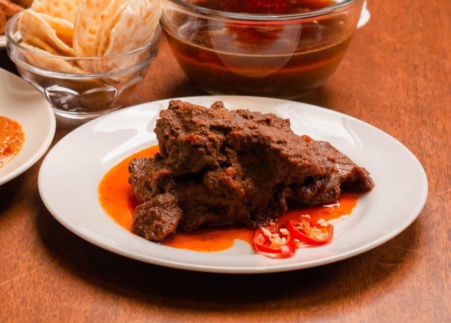 Sumatran-inspirert okse-rendang