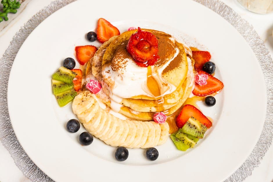 Luftige pannekaker med kanel og vanilje