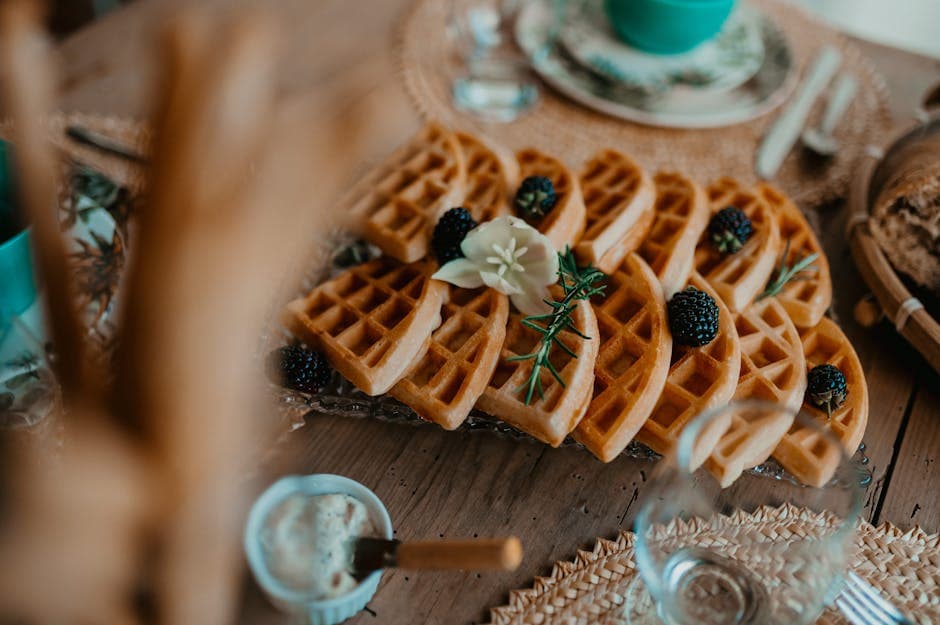 Kardemommevafler med rømme