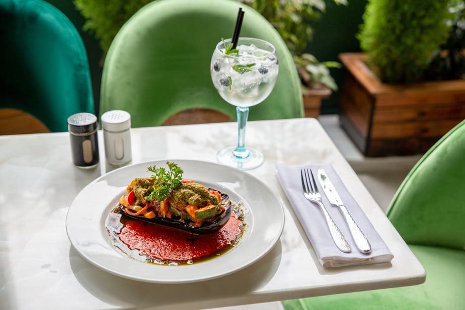 Frisk sitron- og myntesaus