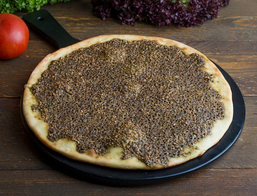 Grillede flatebrød med za'atar
