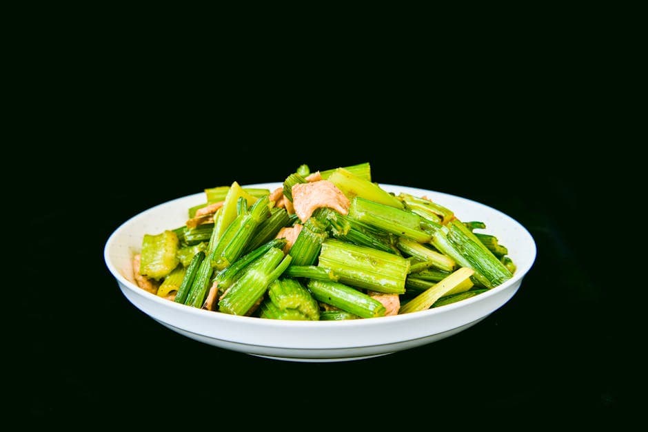 Grønne bønner med sellerismør