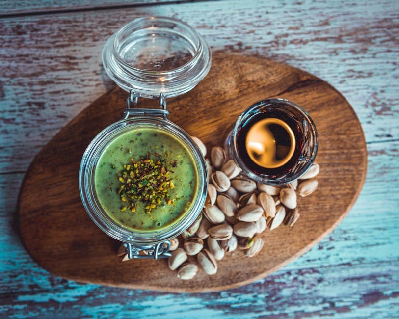 Pistasj Crème Brûlée med Grand Marnier-sirup