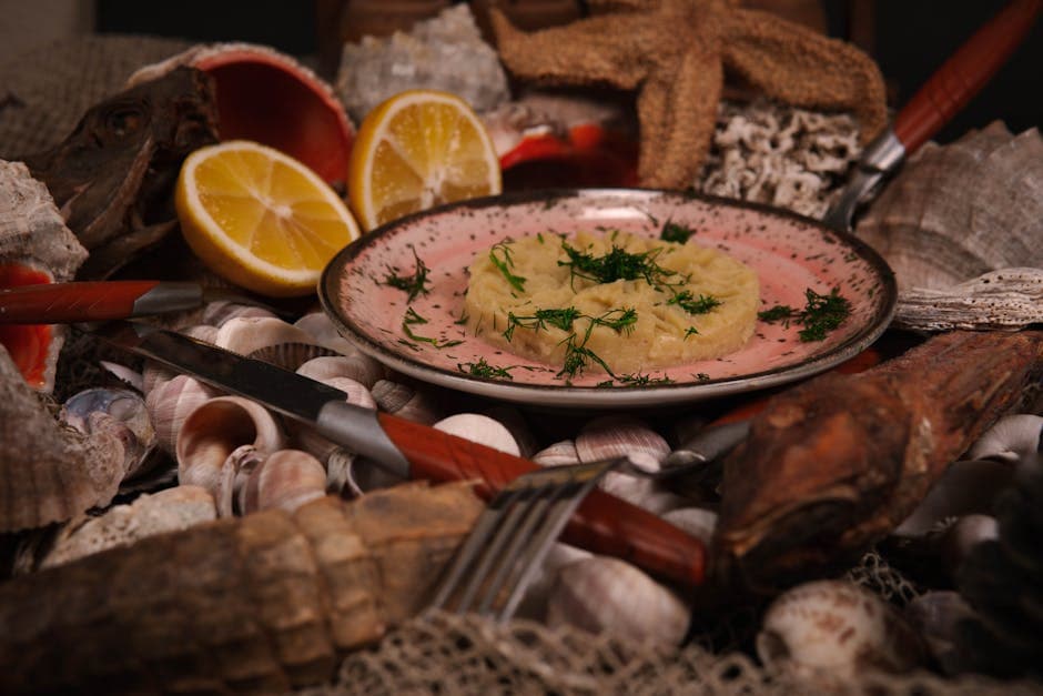 Frisk fiskesalat med dill og sitron