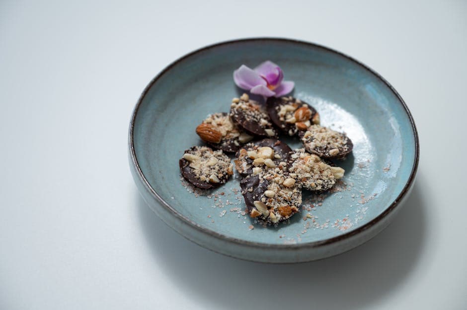 Vegansk sjokolademiks med kakaonibs