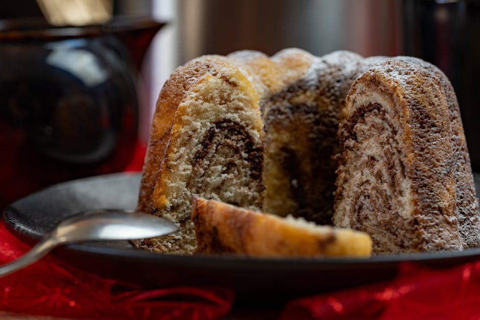 Marmorkake med romsmak