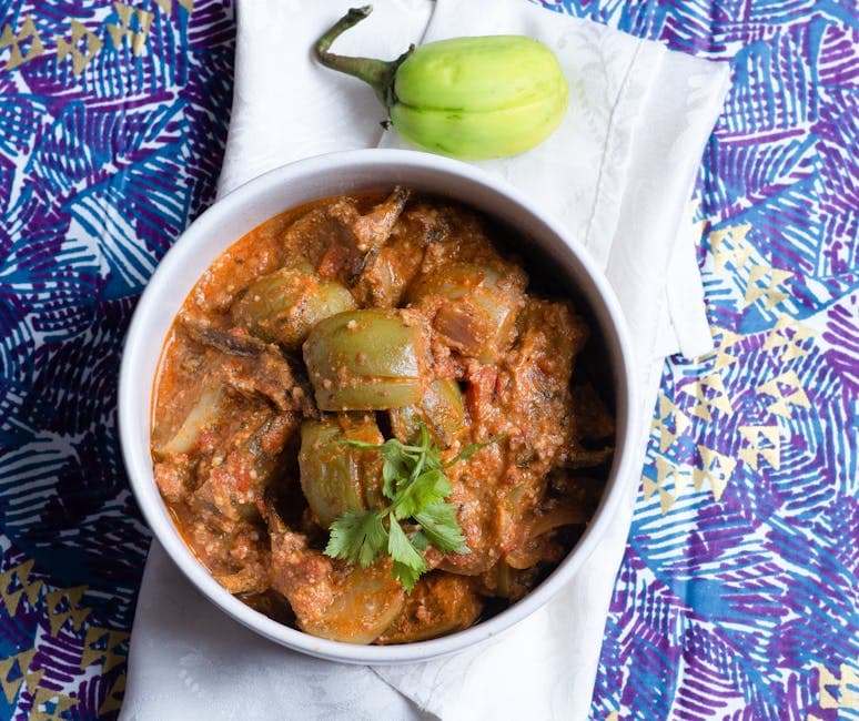 Armensk linsegryte med aprikos og aubergine