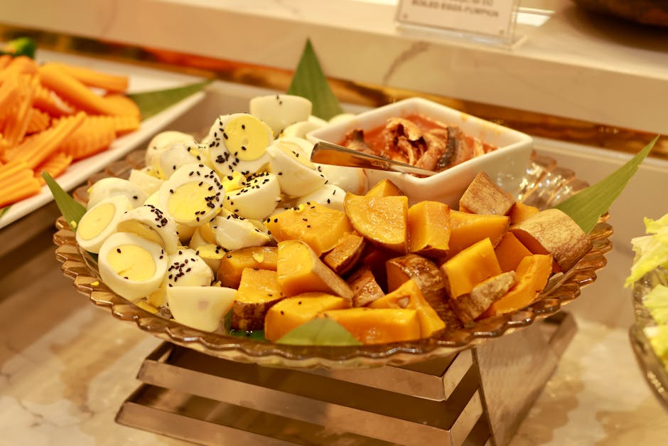 Søtpotetsalat med sennepsvinaigrette